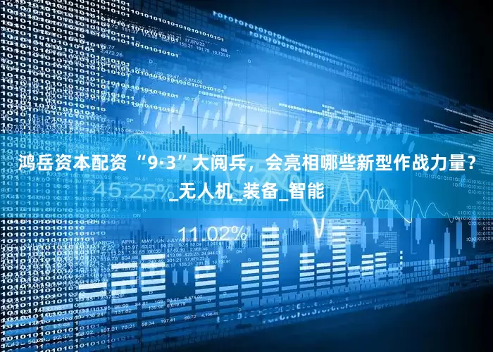 鸿岳资本配资 “9·3”大阅兵，会亮相哪些新型作战力量？_无人机_装备_智能